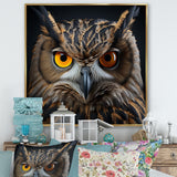 Classic Owl Eyes Of The Night - Owl Wall Art Prints