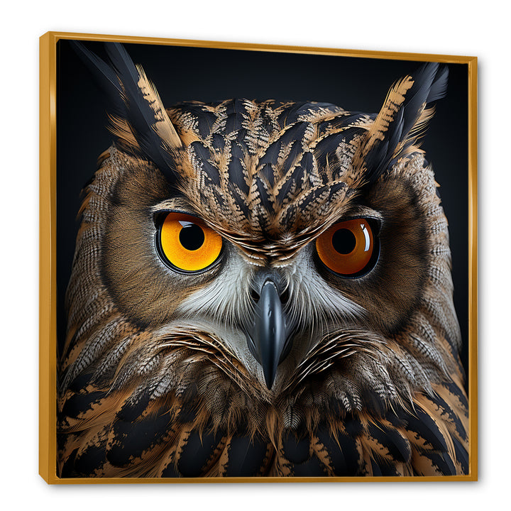 Classic Owl Eyes Of The Night - Owl Wall Art Prints