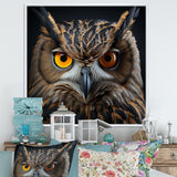 Classic Owl Eyes Of The Night - Owl Wall Art Prints