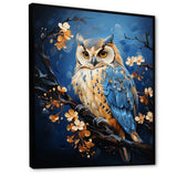 Enchanted Forest Sentinels Owl - Owl Framed Canvas Art