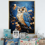 Enchanted Forest Sentinels Owl - Owl Framed Canvas Art
