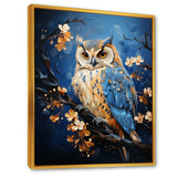 Enchanted Forest Sentinels Owl - Owl Framed Canvas Art