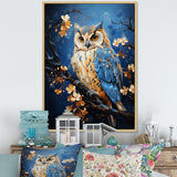 Enchanted Forest Sentinels Owl - Owl Framed Canvas Art