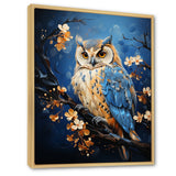 Enchanted Forest Sentinels Owl - Owl Framed Canvas Art