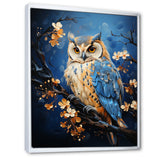 Enchanted Forest Sentinels Owl - Owl Framed Canvas Art