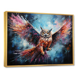 Dreamy Owls In Flight - Owl Home Decor Art