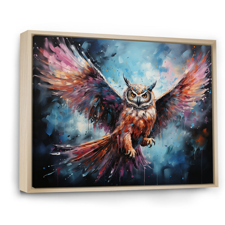 Dreamy Owls In Flight - Owl Home Decor Art