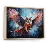 Dreamy Owls In Flight - Owl Home Decor Art