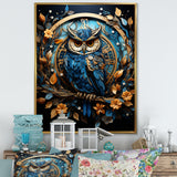 Fantasy Portrayal Of Enchanted Owl - Owl Canvas Wall Art