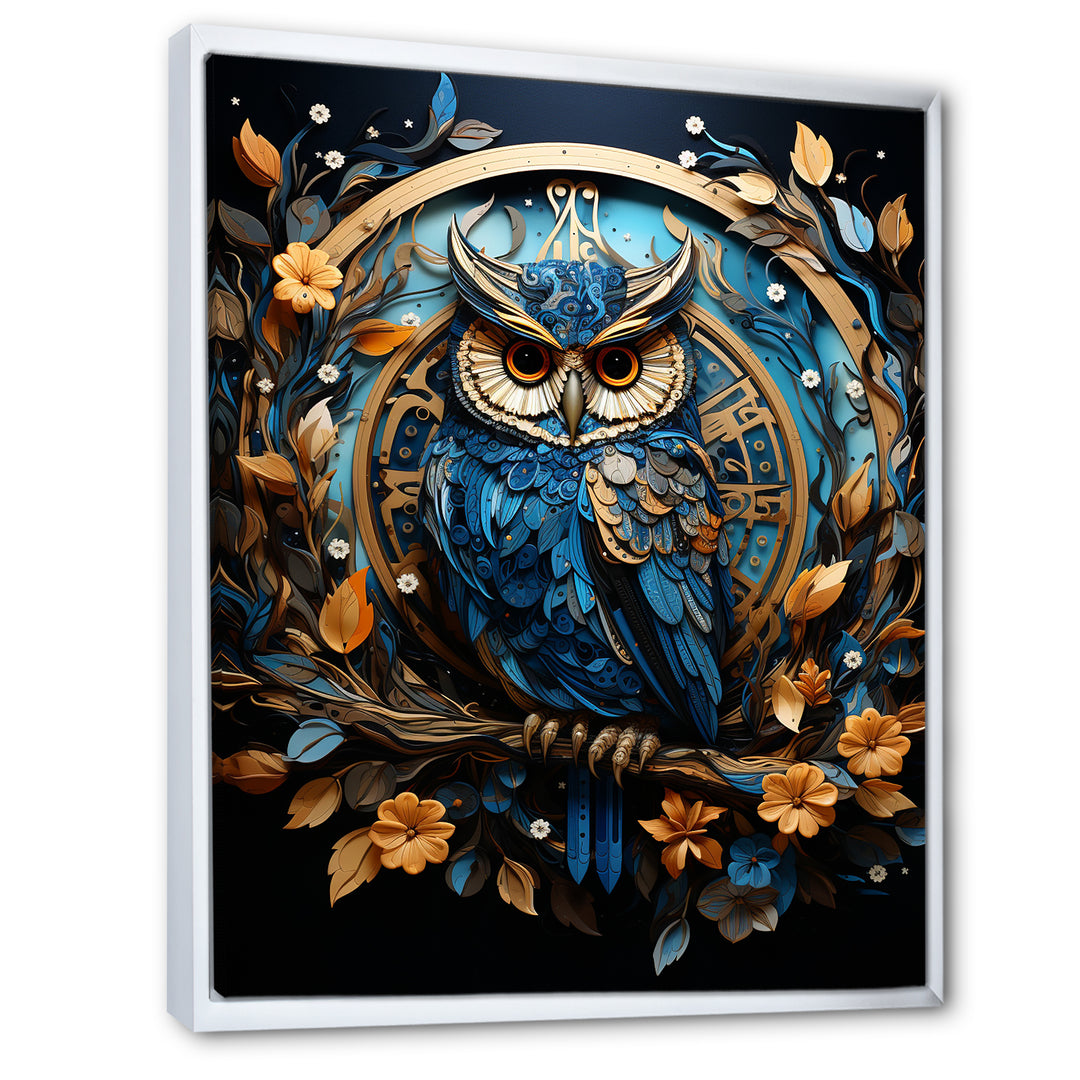 Fantasy Portrayal Of Enchanted Owl - Owl Canvas Wall Art