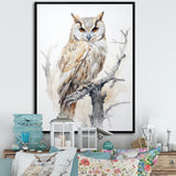 Wise And Watchful Majestic Owl - Owl Wall Art Prints