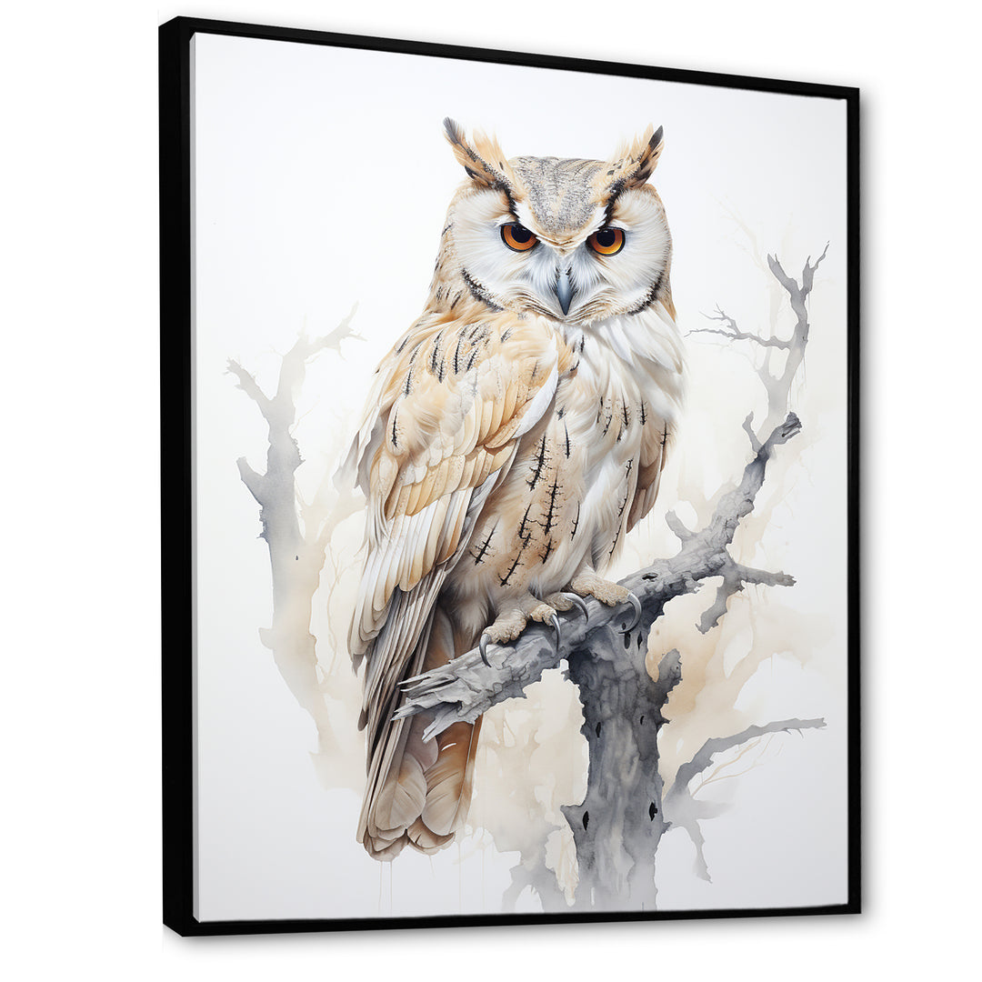 Wise And Watchful Majestic Owl - Owl Wall Art Prints