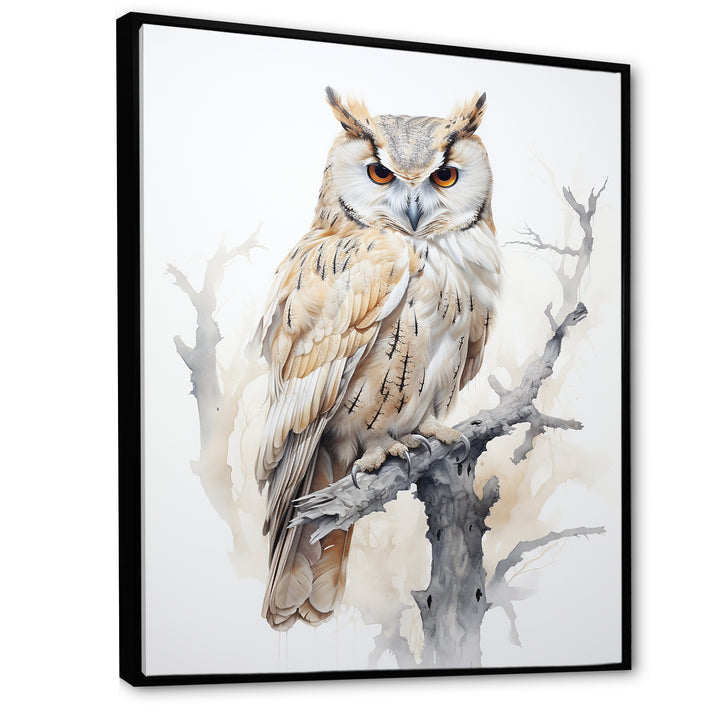 Wise And Watchful Majestic Owl - Owl Wall Art Prints