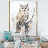 Wise And Watchful Majestic Owl - Owl Wall Art Prints