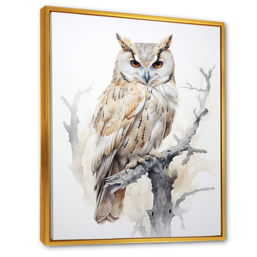 Wise And Watchful Majestic Owl - Owl Wall Art Prints