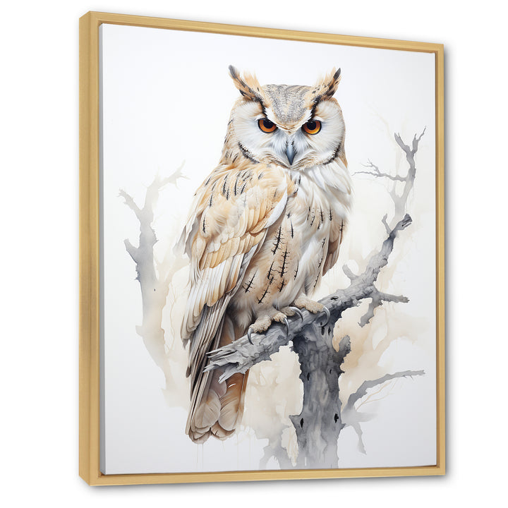 Wise And Watchful Majestic Owl - Owl Wall Art Prints