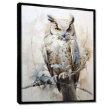 Wise And Watchful Majestic Owl I - Animals Canvas Wall Art