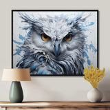 Owls Eyes Of Wisdom - Animals Canvas Wall Art