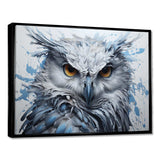 Owls Eyes Of Wisdom - Animals Canvas Wall Art