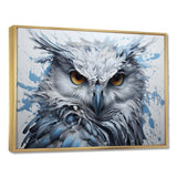 Owls Eyes Of Wisdom - Animals Canvas Wall Art