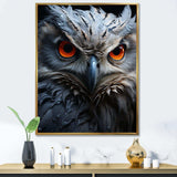 Owls Eyes Of Wisdom III - Animals Canvas Wall Art