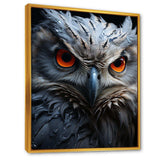 Owls Eyes Of Wisdom III - Animals Canvas Wall Art