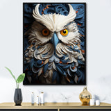 Owl Eyes In The Shadows - Owl Home Decor Art
