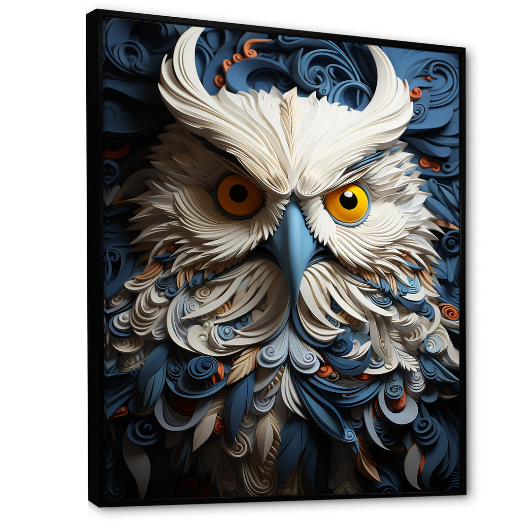 Owl Eyes In The Shadows - Owl Home Decor Art