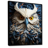 Owl Eyes In The Shadows - Owl Home Decor Art