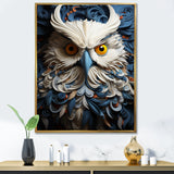 Owl Eyes In The Shadows - Owl Home Decor Art