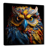 Pop Art Owl Eyes In The Shadows - Owl Bedroom Wall Art