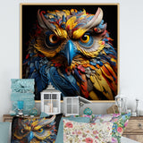 Pop Art Owl Eyes In The Shadows - Owl Bedroom Wall Art