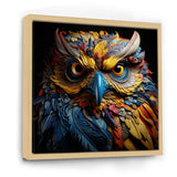 Pop Art Owl Eyes In The Shadows - Owl Bedroom Wall Art