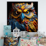 Pop Art Owl Eyes In The Shadows - Owl Bedroom Wall Art