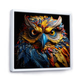 Pop Art Owl Eyes In The Shadows - Owl Bedroom Wall Art