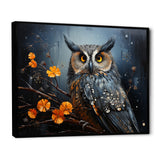 Owls Of The Silent Forest Nightfall - Owl Wall Art Prints