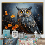 Owls Of The Silent Forest Nightfall - Owl Wall Art Prints