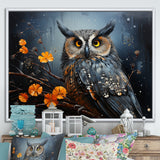 Owls Of The Silent Forest Nightfall - Owl Wall Art Prints