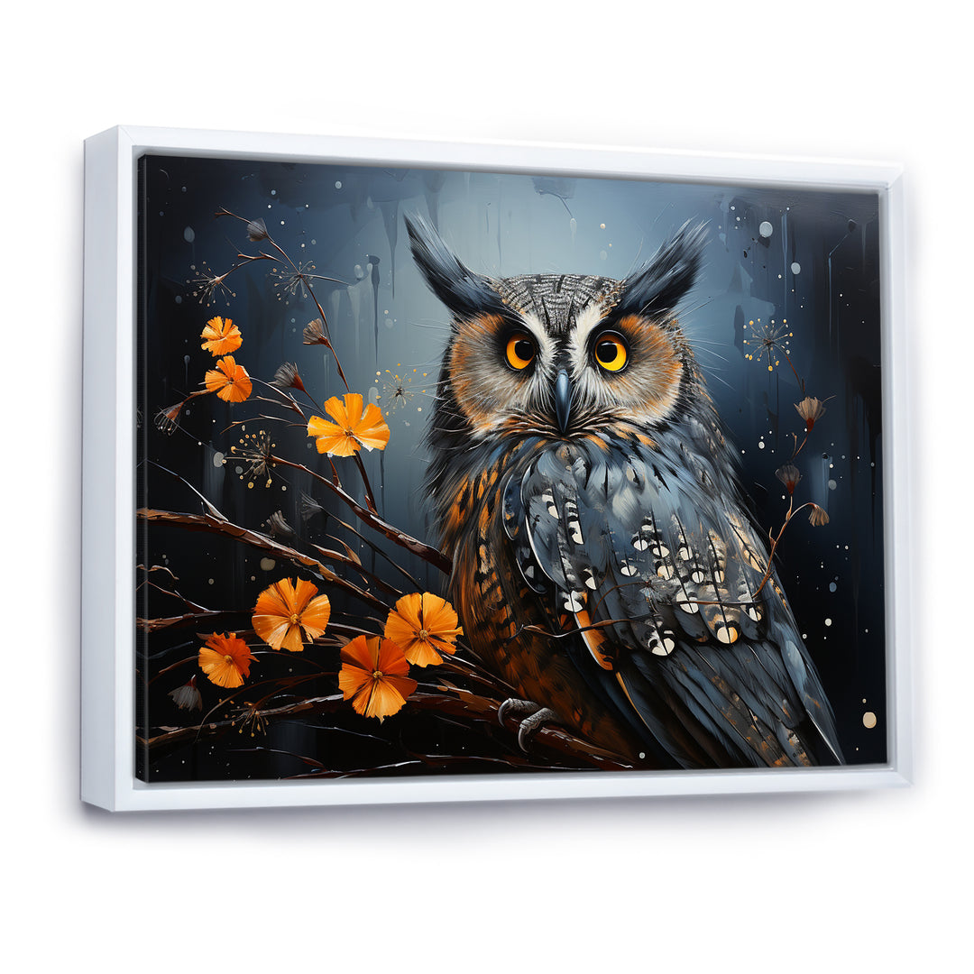 Owls Of The Silent Forest Nightfall - Owl Wall Art Prints