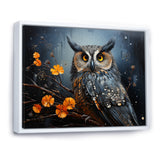 Owls Of The Silent Forest Nightfall - Owl Wall Art Prints