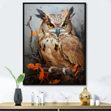 Owl S Symbolic Insight - Brown Owl Wall Art