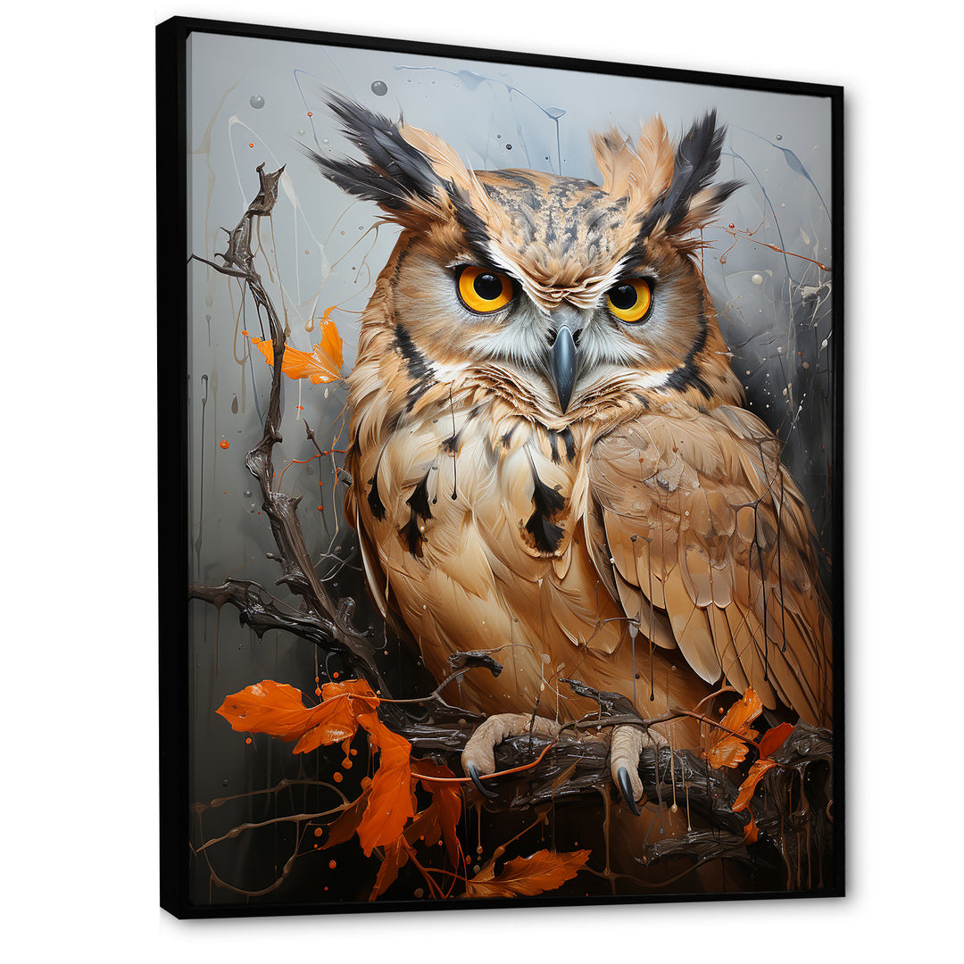 Owl S Symbolic Insight - Brown Owl Wall Art
