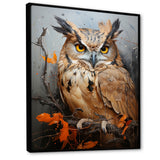 Owl S Symbolic Insight - Brown Owl Wall Art