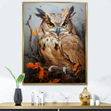 Owl S Symbolic Insight - Brown Owl Wall Art