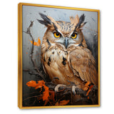 Owl S Symbolic Insight - Brown Owl Wall Art