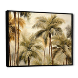 Palm Tree Desert Oasis III - Floral Canvas Wall Art