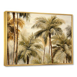 Palm Tree Desert Oasis III - Floral Canvas Wall Art