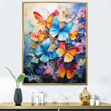 Wild Butterflies Expression Majesty - Butterfly Bedroom Wall Art