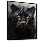 Sleek Panther Stalk - Panther Canvas Wall Art