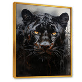 Sleek Panther Stalk - Panther Canvas Wall Art